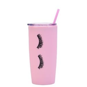 20oz Eyelash double-layer tumbler